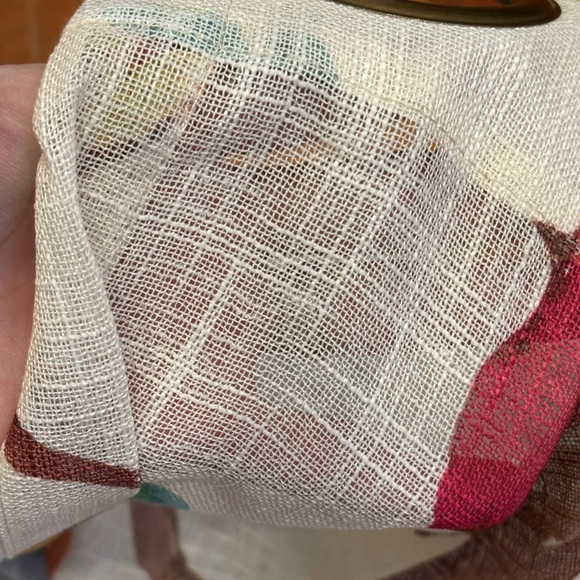 Pier 1 Imports Sheer Bird Watercolor Curtain Panels Grommets 50x84" Set of 2 - Picture 12 of 14